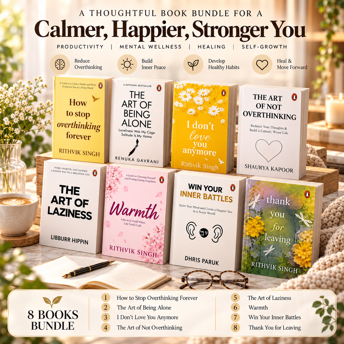 Self Help Books | 8 Books Combo (Paperback)