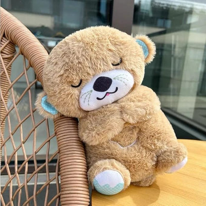 Breathing Teddy Bear with Music, Sound, Light and Breathing Motion Soft Toy for Kids