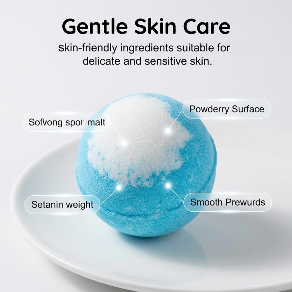 Bath Bombs for Kids with Surprise Toys Inside - Handmade Natural Safe Ingredients for Sensitive Skin - Gift for Girls and Boys