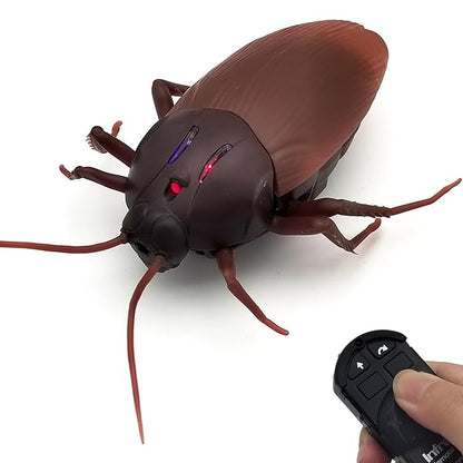 Remote Control Realistic Fake Cockroach RC Prank Insect Toy, Infrared, Scary Trick, Party Surprise Gift