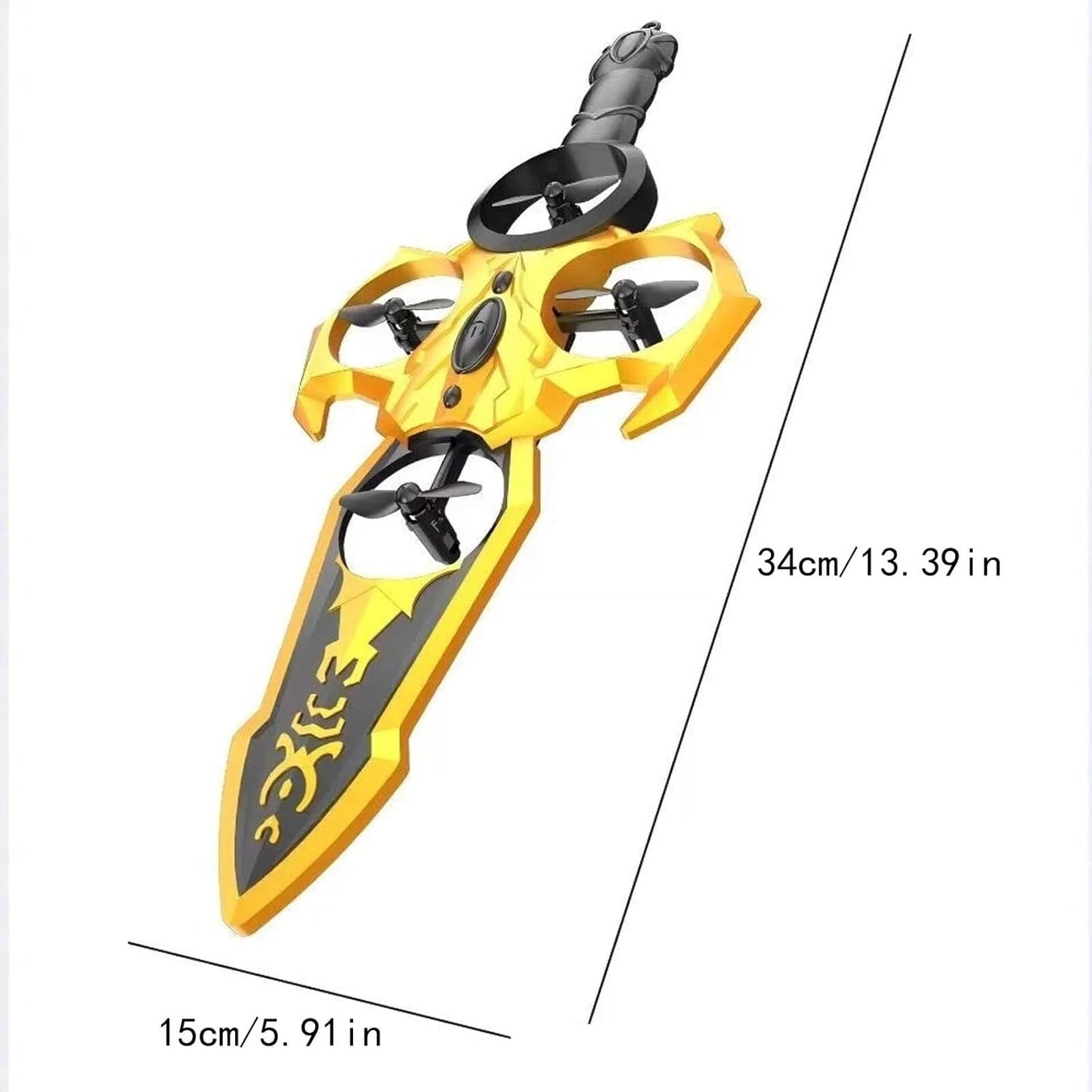 Flying Sword Remote Control Jet Airplane with 2.4GHz Controller RC Plane Fighter Aircraft Model
