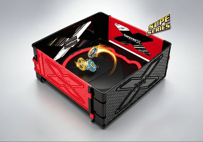 Gyros Beyblade Battle Stadium Arena Portable Combat Beey X Clash Foldable Easy to Carry