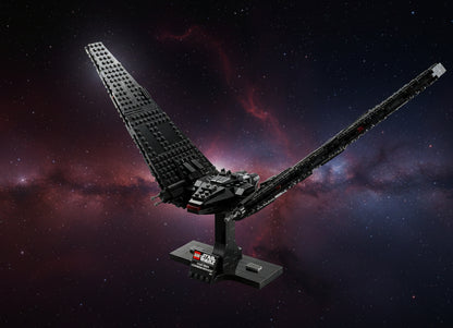 Star Wars Kylo Ren’s Command Shuttle, Buildable Starship Model Kit Building Blocks for 18+ Gift