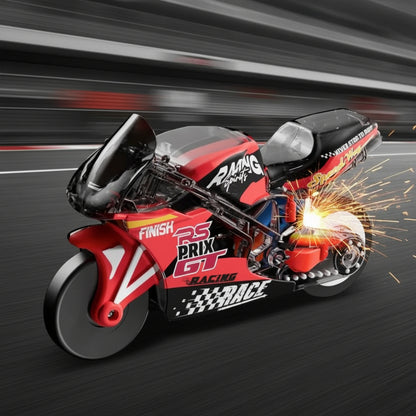 Mini Sparking Bike Toy Keychain – Pull Back, Pop Wheelies & Ignite the Fun