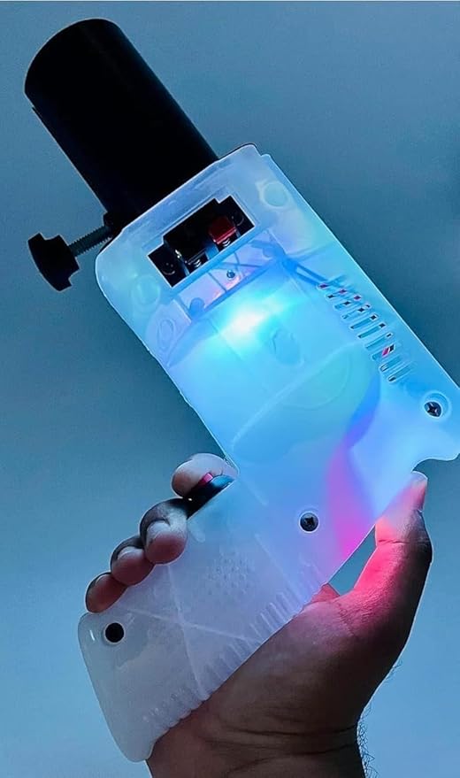 Hand Held Sparkler Gun for Sparkular | RGB Light Cold Pyro Gun for Diwali Pubs Events, Party Functions, Celebrations (Batteries & Pyros Not Included) Pyro Gun for Wedding & Birthdays