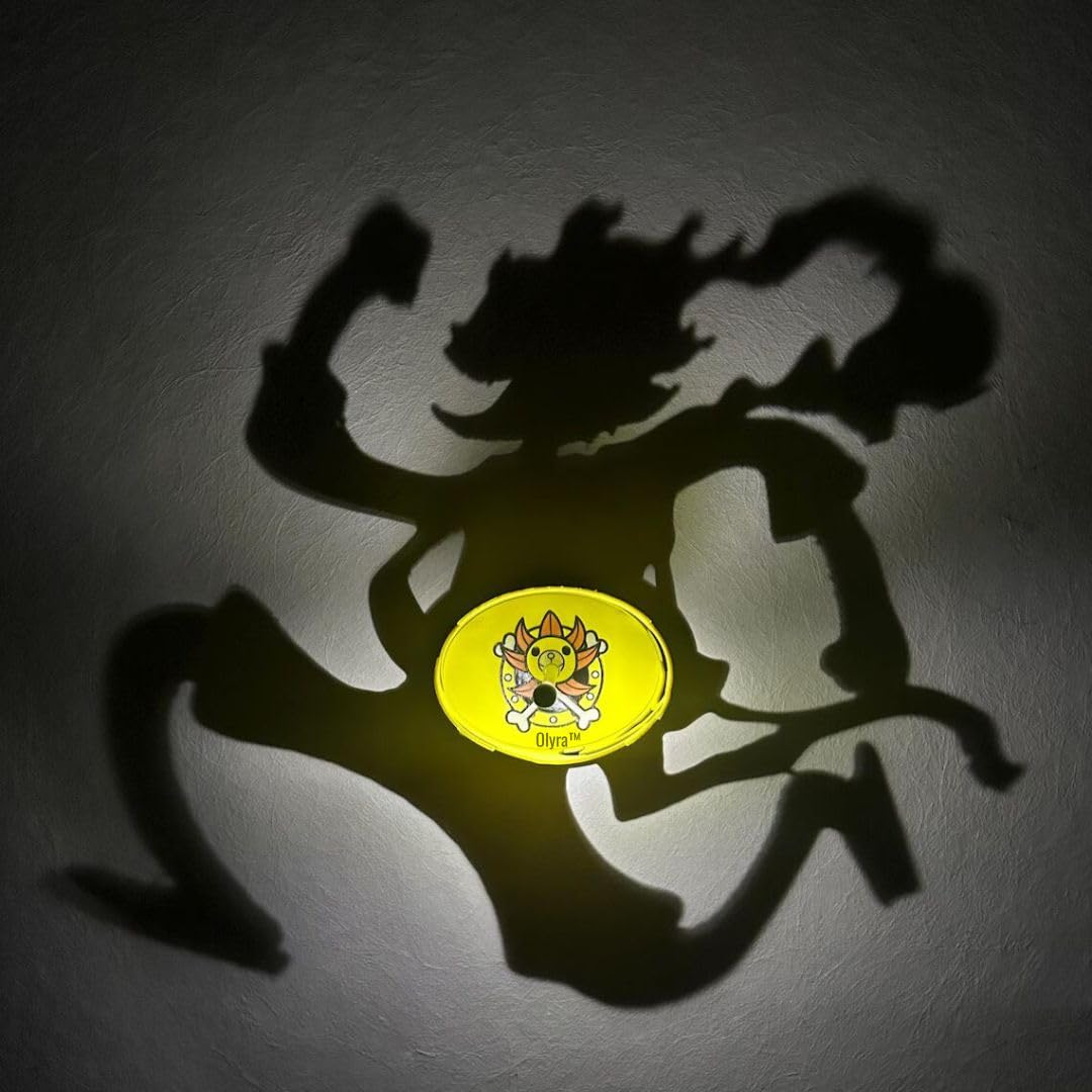 3D Anime Shadow Wall Lamp, 3D LED Illusion Night Light, USB Powered,Touch Control