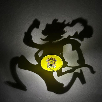 3D Anime Shadow Wall Lamp, 3D LED Illusion Night Light, USB Powered,Touch Control