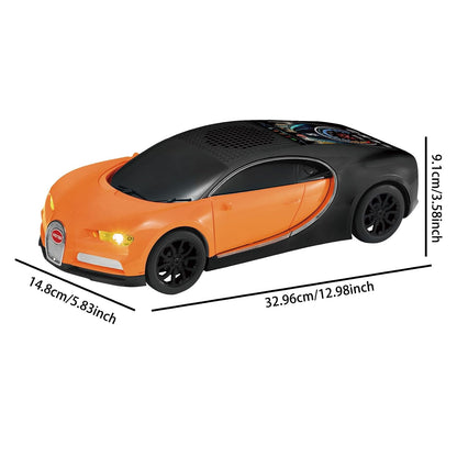 Bugatti Chiron Wster WS-660 Wireless Bluetooth Speaker 15 Watts| With LED Party Light, TWS Pairing, FM Radio, USB, TF Card, Portable Speaker