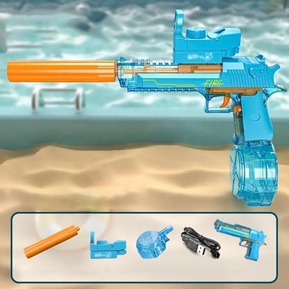 Desert Eagle Electric Water Gun, High-Pressure Automatic Water Shooter with Scope for kids and young adults (Random Colour)