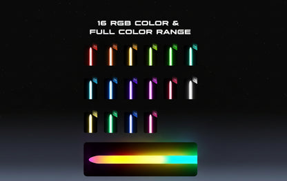 Dueling Xenopixel Light Saber, Xenopixel 3.0 Sensitive Motion Control Smooth Swing Heavy Duty Saber with 16GB SD Card 34 Sound Fonts Infinite Color Change for Adults Cosplay Gifts