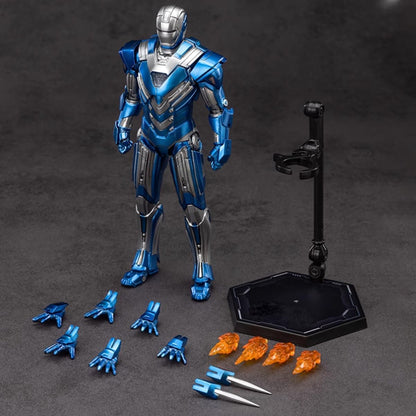 ZD Toys Iron Man MK30 Blue Steel Action Figure (Limited Edition)