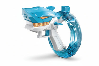 Shark Water Gun Automatic Electric Continuous Firing Water Gun Fun Outdoor Water Blaster for Boys & Girls Beach High Pressure Automatic Spray for Holi Water Play Game etc (Random Colour))