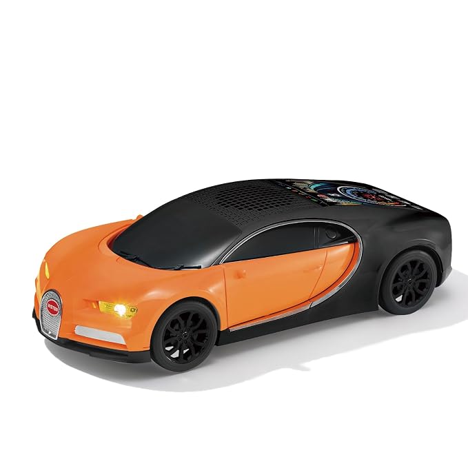 Bugatti Chiron Wster WS-660 Wireless Bluetooth Speaker 15 Watts| With LED Party Light, TWS Pairing, FM Radio, USB, TF Card, Portable Speaker