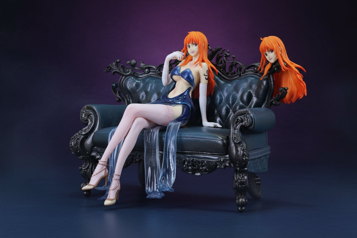 One Piece Nami Elegance on the Sofa Action Figure Collectible 20 cm