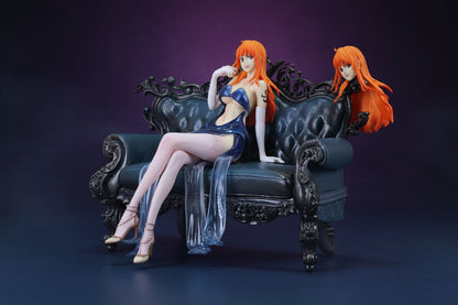 One Piece Nami Elegance on the Sofa Action Figure Collectible 20 cm