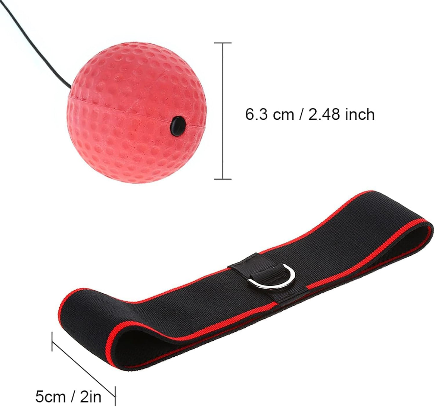 Punching Ball : Reflex Boxing Ball Training Improve Reaction Speed and Hand Eye Coordination with Headband Boxing Gear for MMA Equipment