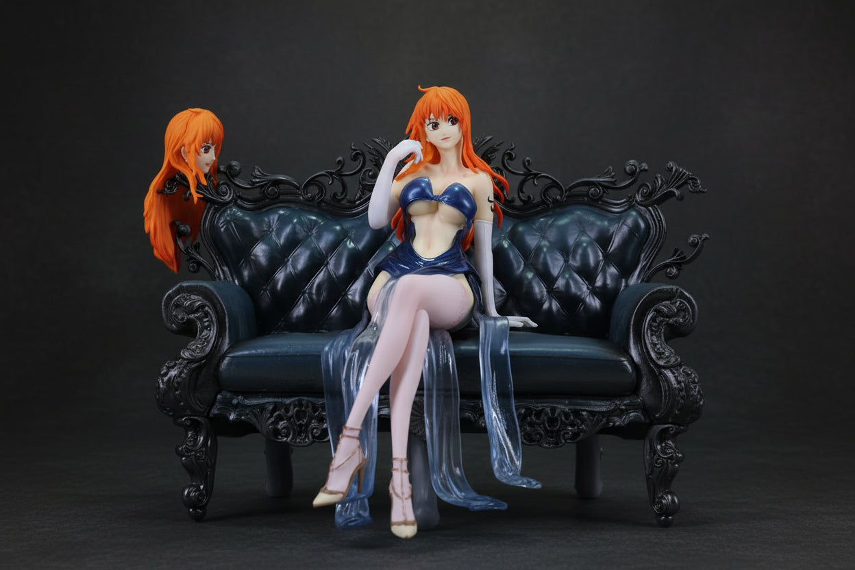 One Piece Nami Elegance on the Sofa Action Figure Collectible 20 cm