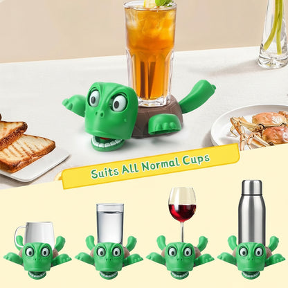 3D Funny Turtle Coaster with Anti Slip Turtle Shell Design Heat Resistant ABS Holder For Desk and Home Decor