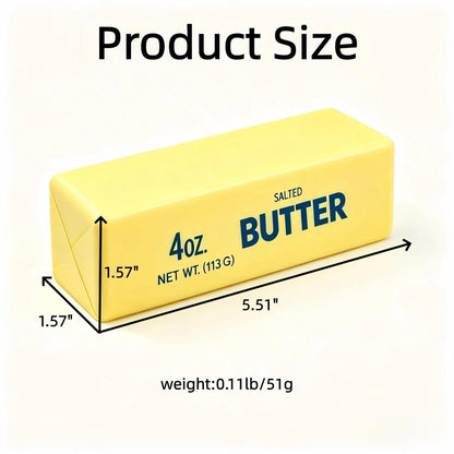 Butter Squishy Toy, Butter-Shaped Slow Rising Squishy Butter Stick for Anxiety Relaxation