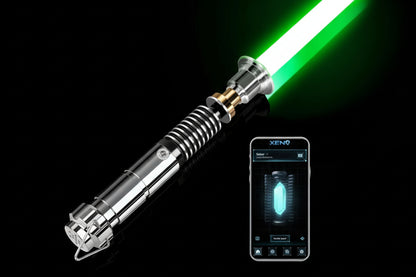 Dueling Luke Xenopixel LightSabers, Motion Control with 34 Sound Fonts & Custom Fonts | Smooth Swing Infinite Color Changing Luke Sabers, Preminum Aluminum Hilt for Adults