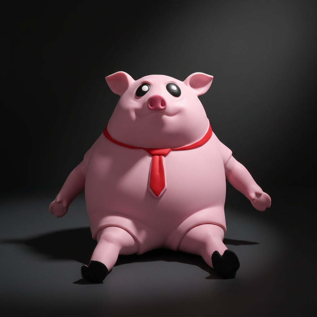 Mr. Pig Squishy Elastic Stress Relief and Fun Fidget Toy [Limited Edition]