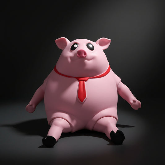Mr. Pig Squishy Elastic Stress Relief and Fun Fidget Toy [Limited Edition]