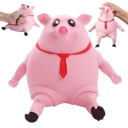Mr. Pig Squishy Elastic Stress Relief and Fun Fidget Toy [Limited Edition]