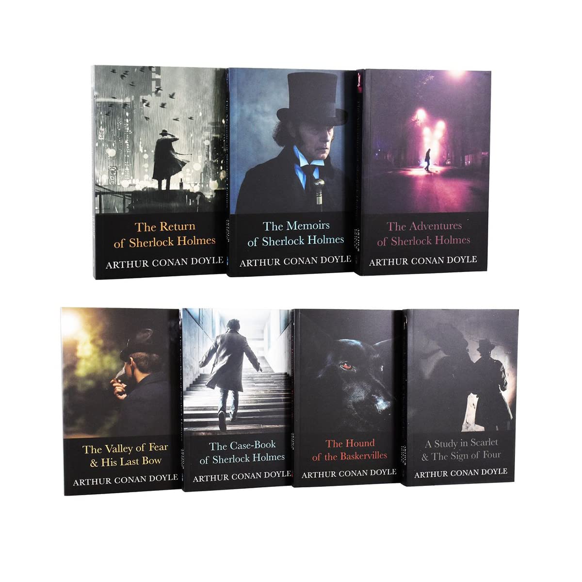 Sherlock Holmes Series Complete Collection 7 Books Set By Arthur Conan Doyle (Paperback)