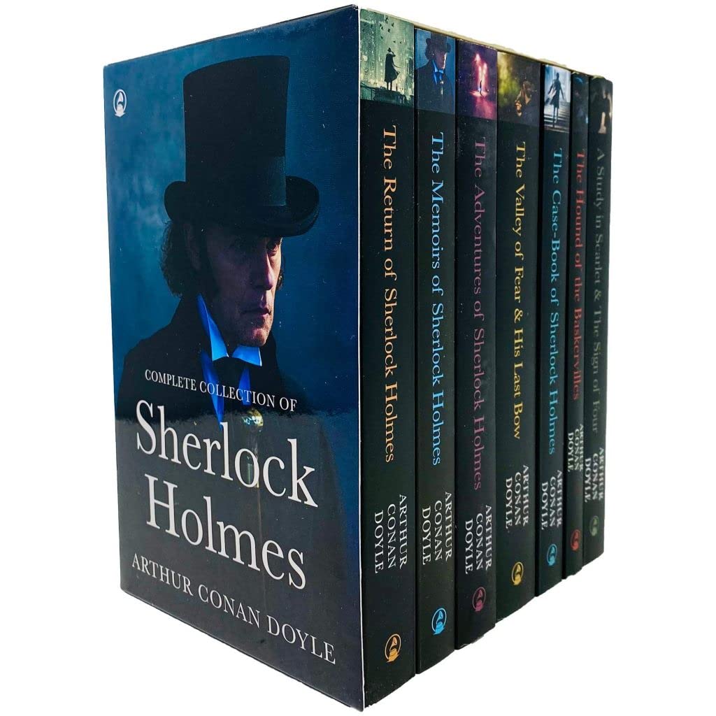 Sherlock Holmes Series Complete Collection 7 Books Set By Arthur Conan Doyle (Paperback)