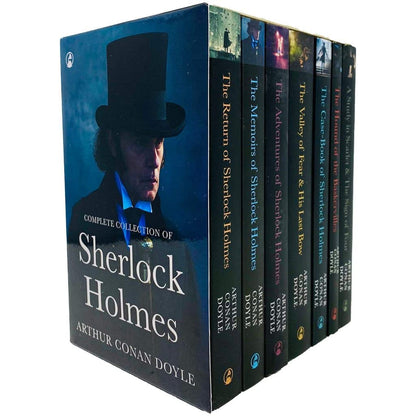 Sherlock Holmes Series Complete Collection 7 Books Set By Arthur Conan Doyle (Paperback)