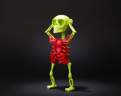 Dancing Skeleton Toy Limited Edition 3D Print