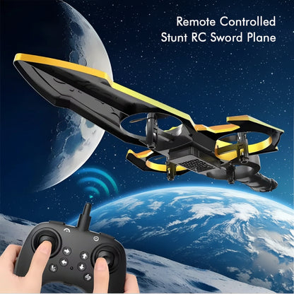 Flying Sword Remote Control Jet Airplane with 2.4GHz Controller RC Plane Fighter Aircraft Model
