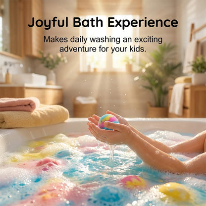 Bath Bombs for Kids with Surprise Toys Inside - Handmade Natural Safe Ingredients for Sensitive Skin - Gift for Girls and Boys