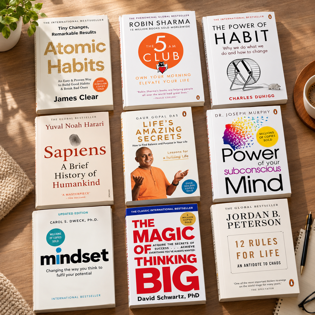 9 Books Combo for Unstoppable Motivation (Paperback)