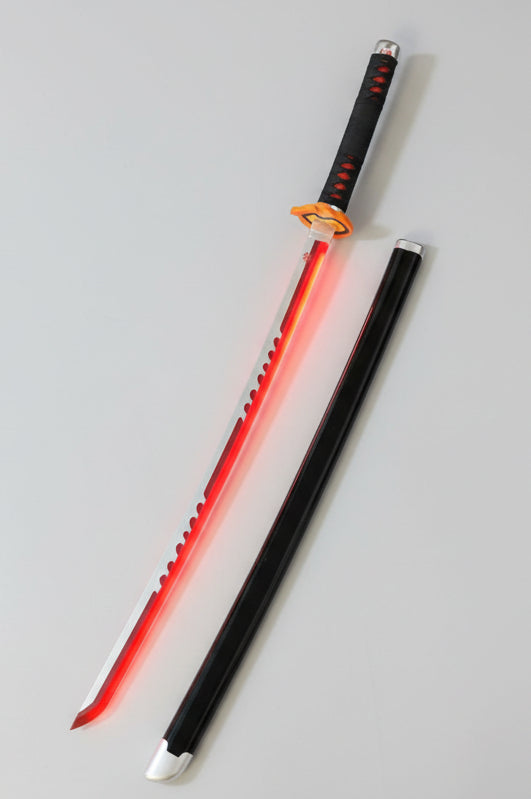 Demon Slayer Tanjiro flame LED Katana 73 cm