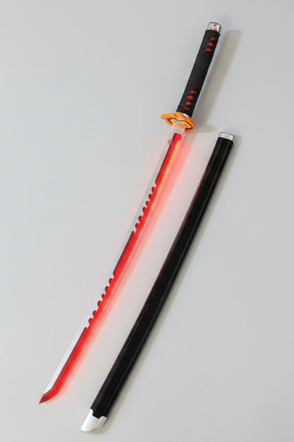 Demon Slayer Tanjiro flame LED Katana 73 cm