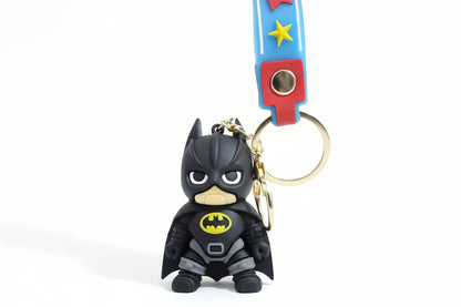 Mini Batmann Avenger 3D Action Figure keychain Pack of 2