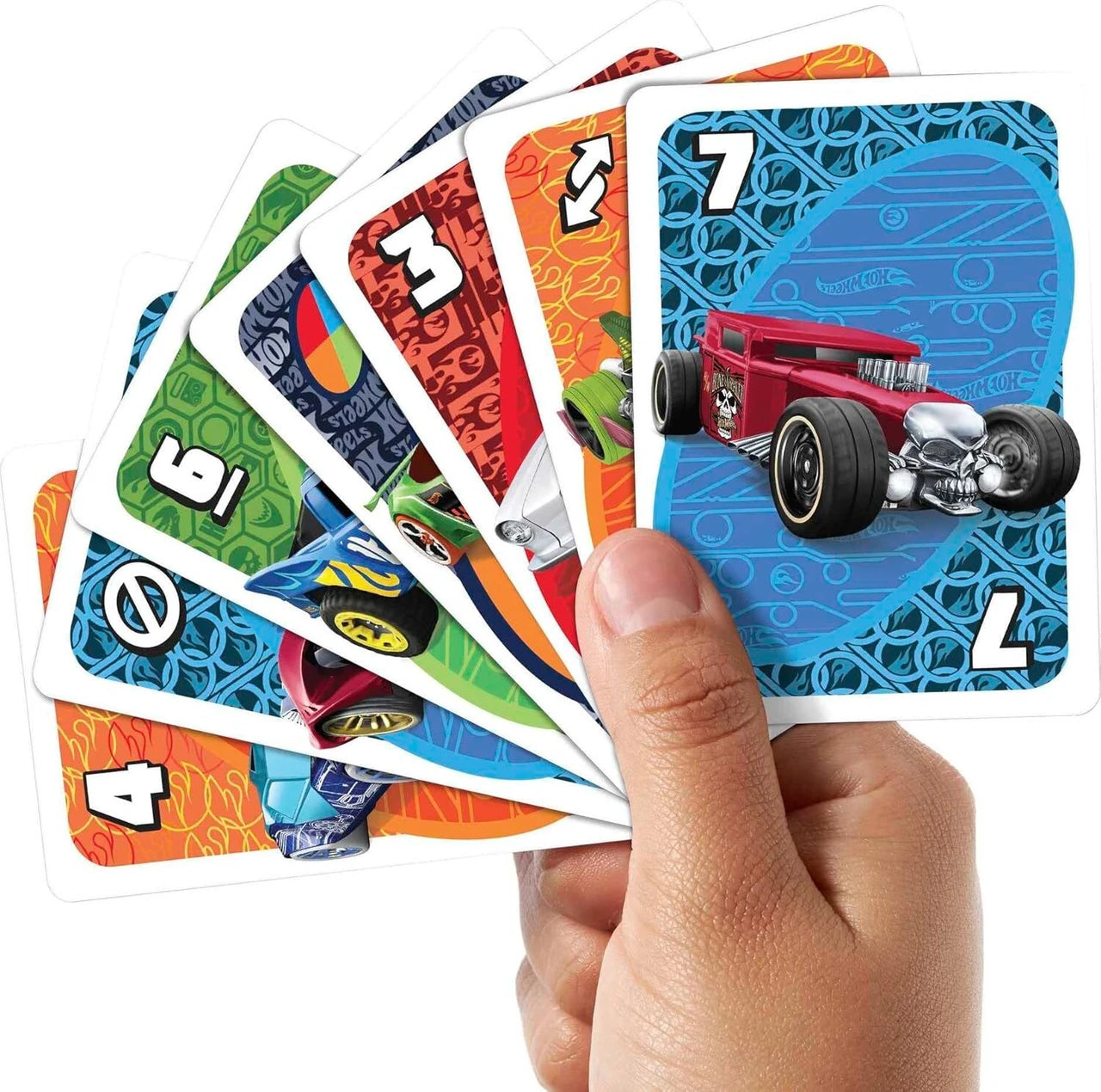 UNO Hot Wheel Playing Cards Game for kids and family Fun Game Pack of 3