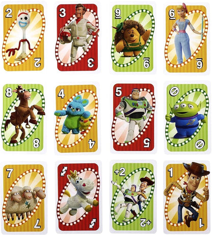 UNO Toy Story 4 Card Game for kids and family Fun Game Pack of 3