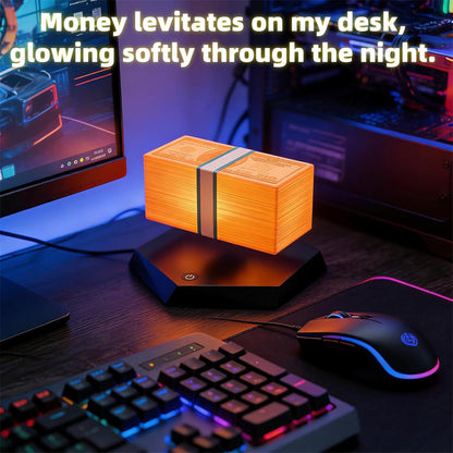 360° Levitating Money Floating GTA Cash Lamp - Levitating Money Stack LED Night Light for Gamers (Limited Edition) Pre-Order Only/-