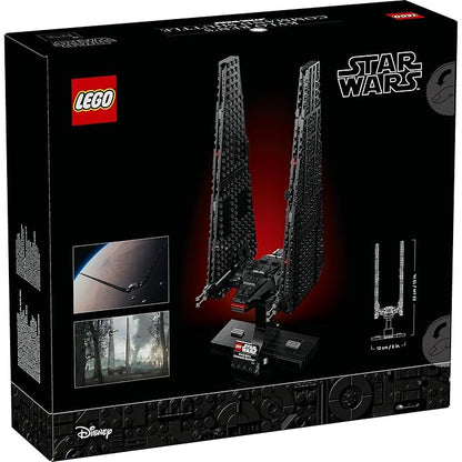 Star Wars Kylo Ren’s Command Shuttle, Buildable Starship Model Kit Building Blocks for 18+ Gift