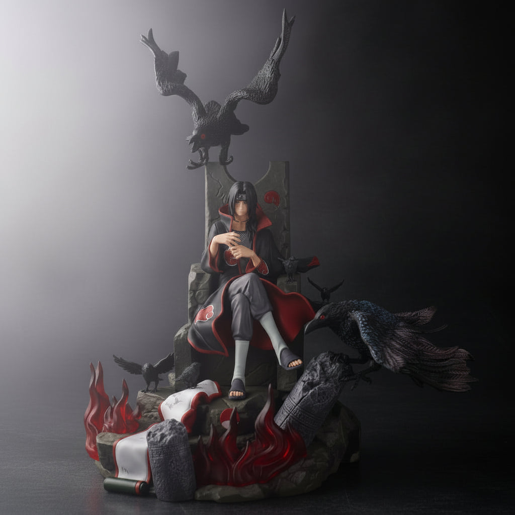 Giant Itachi Crow Sitting On Bloody Chair Premium Action Figure [Limited Edition]