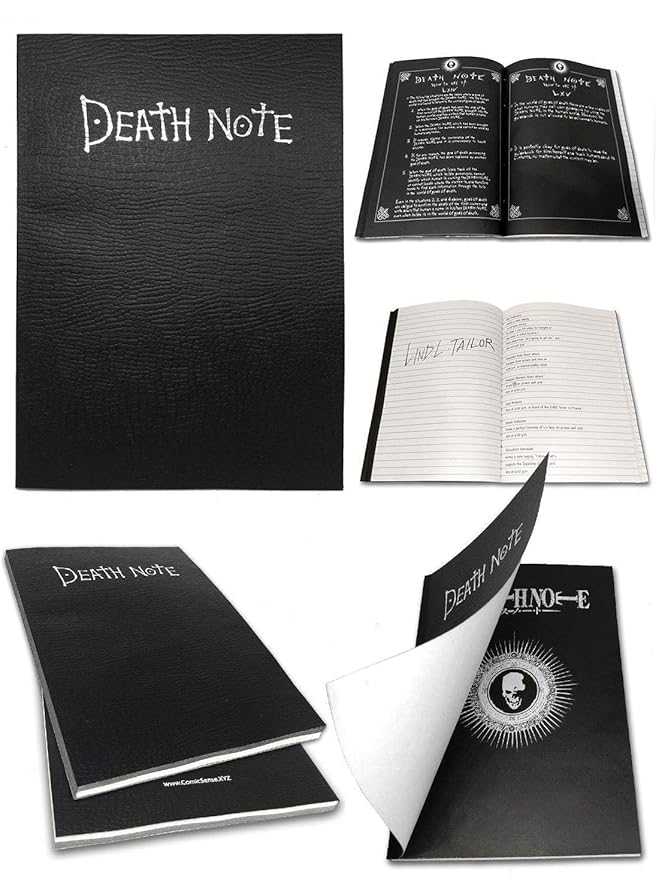 Death Note Anime Cosplay Notebook Most Accurate Notebook Ever with Premium Black Matte Cover