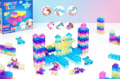 Magic Gummy Bloc Soft Building Block Sensory Squishy and Stretchable