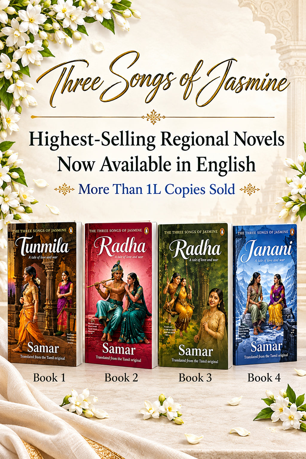 Three Songs of Jasmine Series - Urmila, Radha Part 1, Radha Part 2, Parvati by Samar (Paperback)
