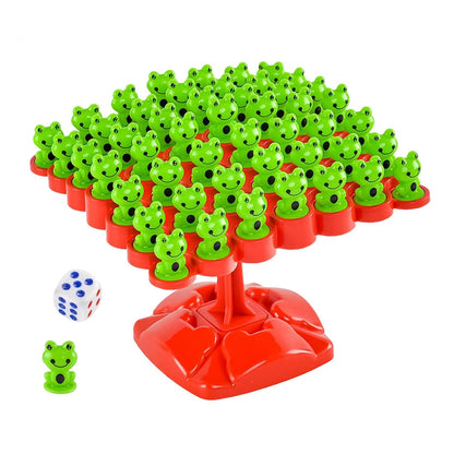 Frog Balance Tree Montessori Toy Intelligence Play Interaction Educational Game for Kids