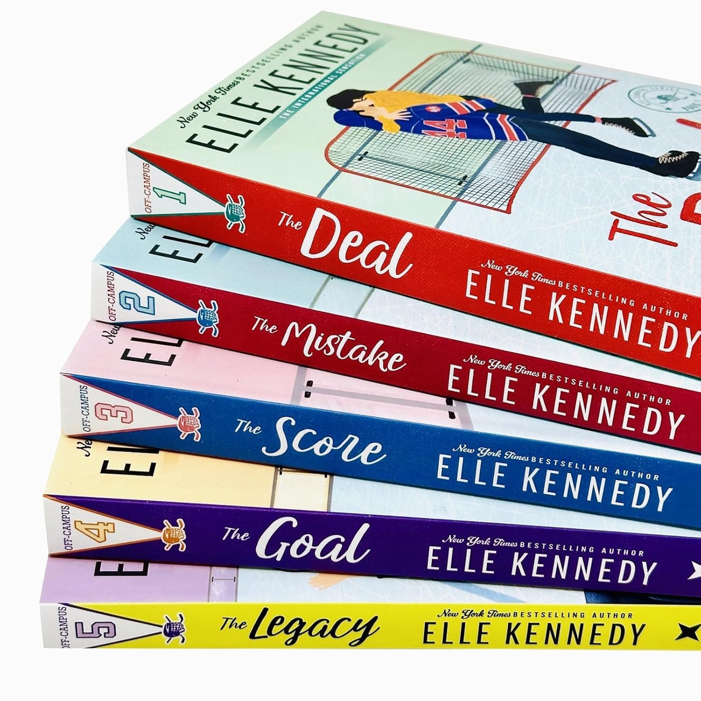 Off-Campus Series By Elle Kennedy 5 Books Collection Set (Hardcover)
