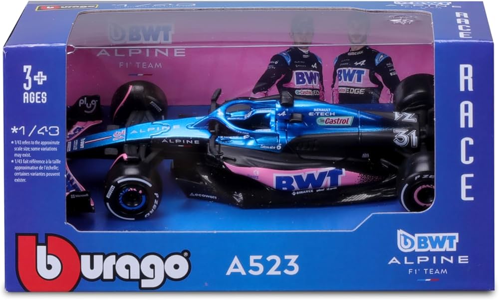 Burrago 1:43 F1 #31Estaban Ocon Die cast Car