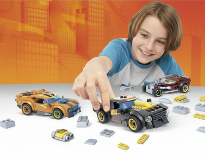 MEGA Hot Wheels Building Sets – Car Customizer (485 Pieces) Premium Set