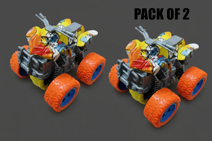Monster Truck Pushback Keyring Pack of 2